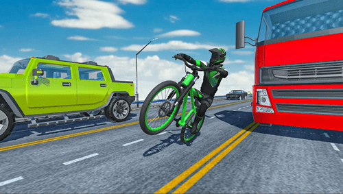 疯狂的交通自行车骑士3D(Endless Cycle Race)游戏