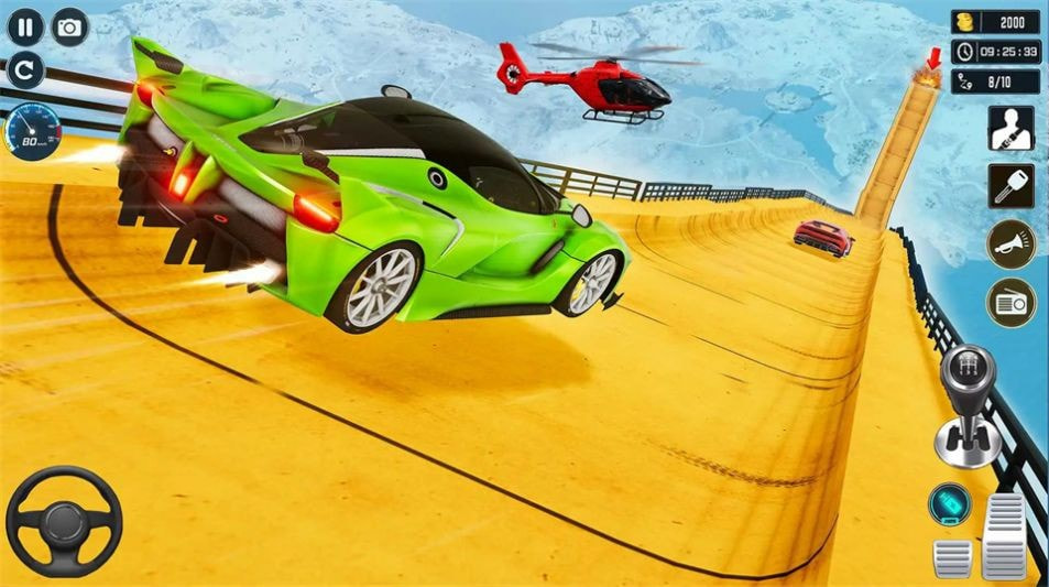 汽车特技疯狂坡道(Car Stunt Crazy Ramp Car Games)游戏